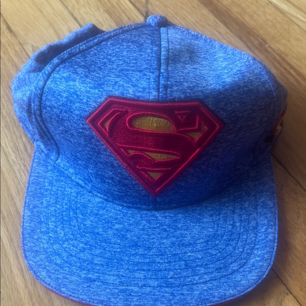 DC Comics Blue Superman Kids Cap One Size